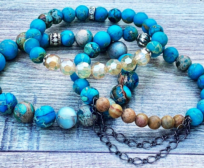 Bubble Bath Beaded Boho Bracelets