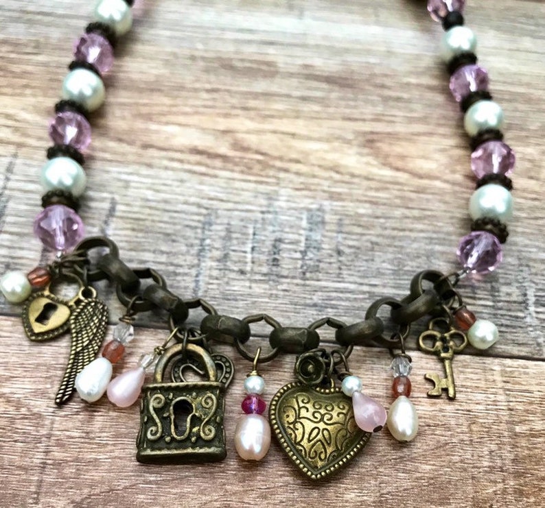Beaded Necklace Golden Wishes