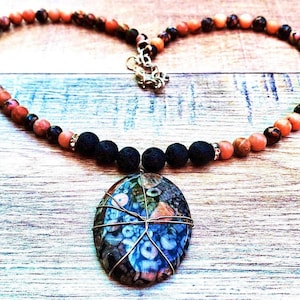 Sweet Dreams, Boho, Handmade, One of a Kind, Beaded, Gemstone, Necklace
