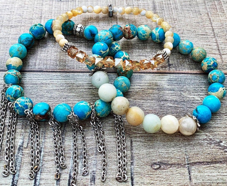 Bubble Bath Beaded Boho Bracelets