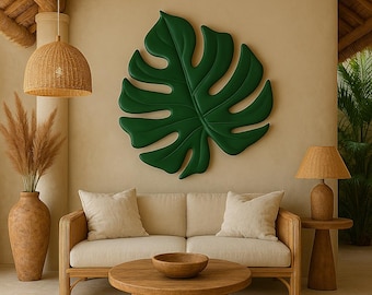 Monstera Leaf 3D Wall Art STL File  Modern Botanical Decor, Digital  Download for CNC and 3D Printing Projects - Etsy Hong Kong