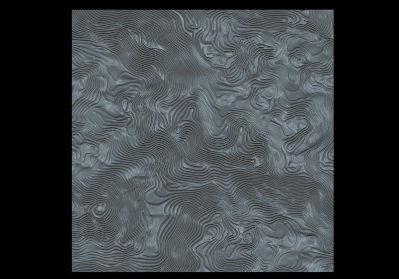 STL File for CNC Router | Abstract 3D Wall Panel Relief | Modern ...