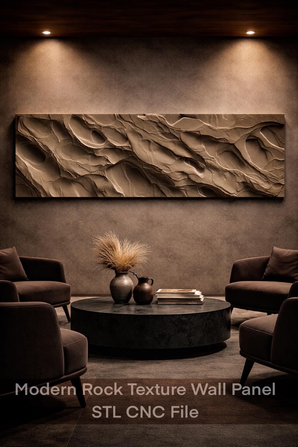 Texture Rocker Panel Rock Texture Wall Panel – 3D STL File for CNC Router - Etsy