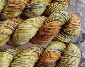 Save that Mighty Oak (Almost!) - Superwash Merino Wool - Hand Dyed Yarn - Golden Girls inspired colors