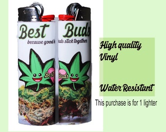 Stoner Gifts Best Buds Lighter 420 Friend Weed Accessories Birthday Gift Boyfriend Girlfriend Couples Lighters Cans