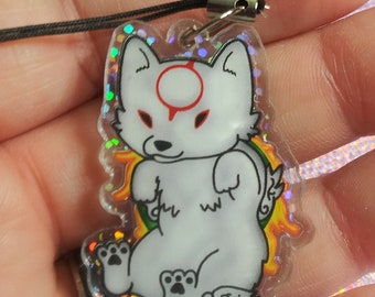 Okami Holographic Keychain's