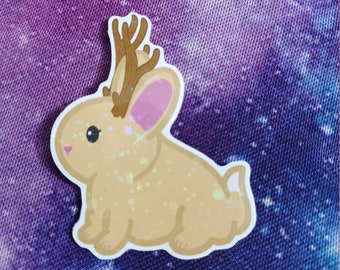 Jackalope Hologrpahic Sticker