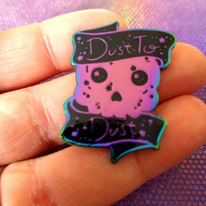 Starry Skull Enamle Pin