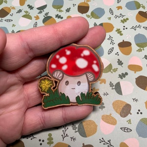 Mushroom Pin