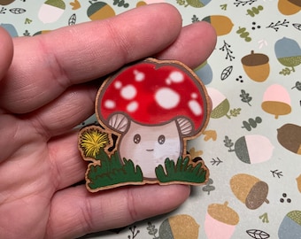 Mushroom Pin