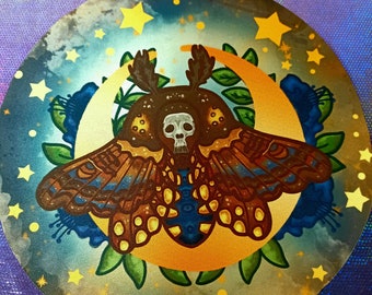 Death Head Hawk Moth Mousepad