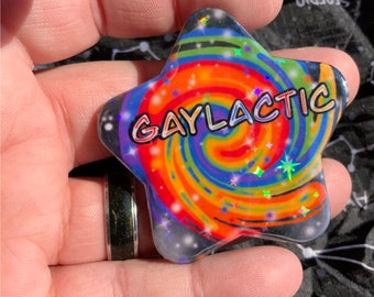 LGBTQ Pride Star Buttons