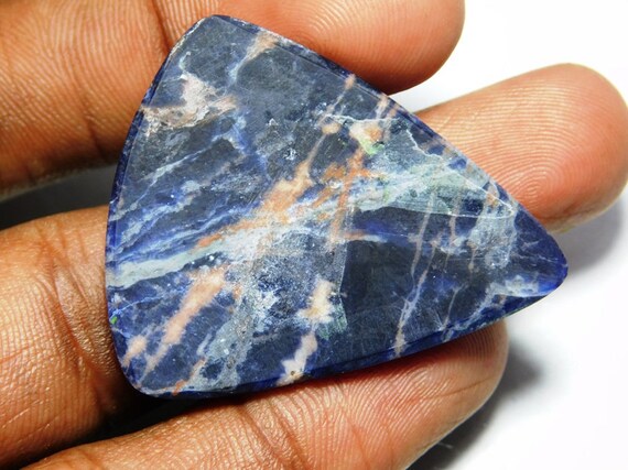 60/% Off Natural Beautifull Sodalite Cabochon Unique AA Design Fabulous Loose Gemstone Sodalite Mis Shape Amazing Quality 178Cts 5 Pieces