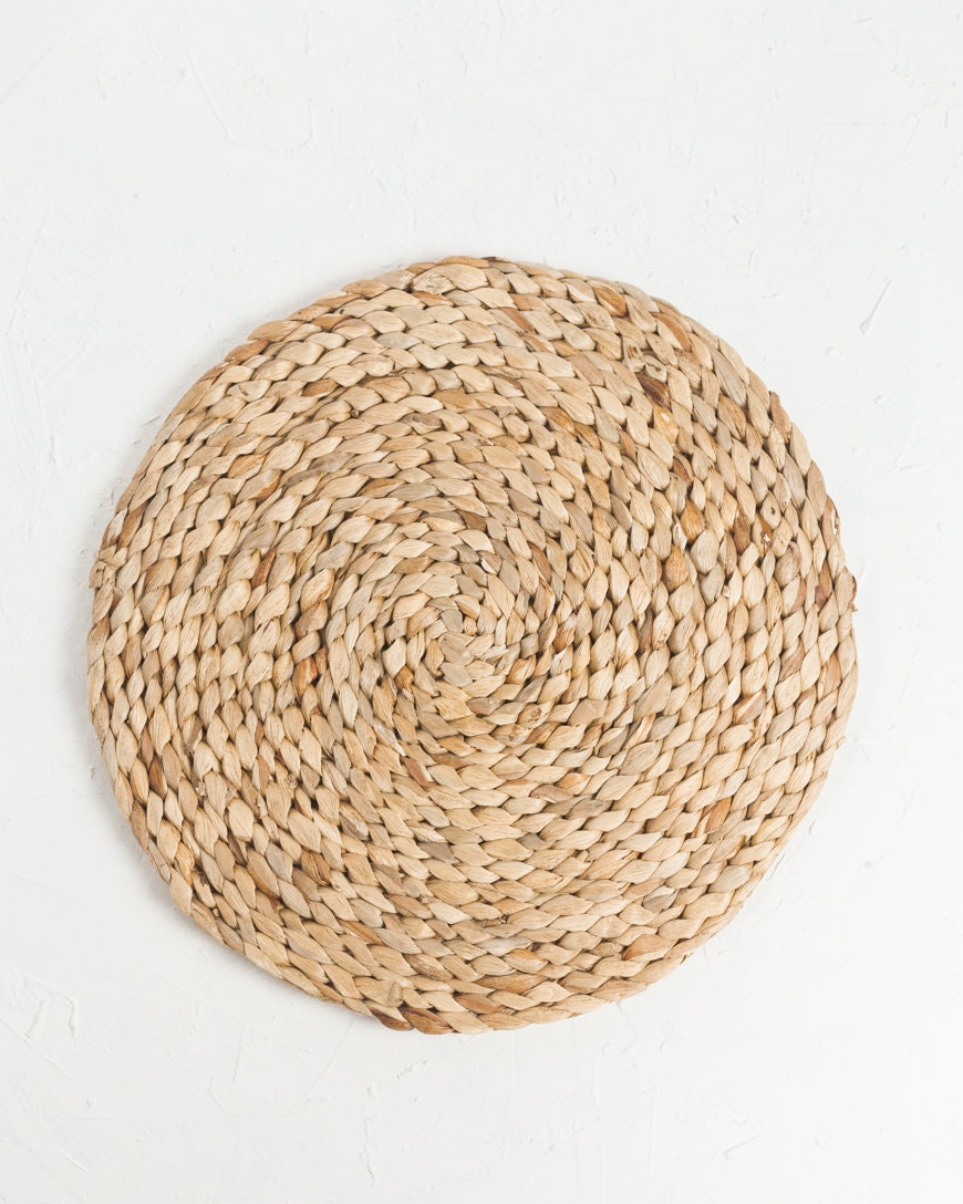 Water Hyacinth Charger Placemat Woven in Vietnam Etsy
