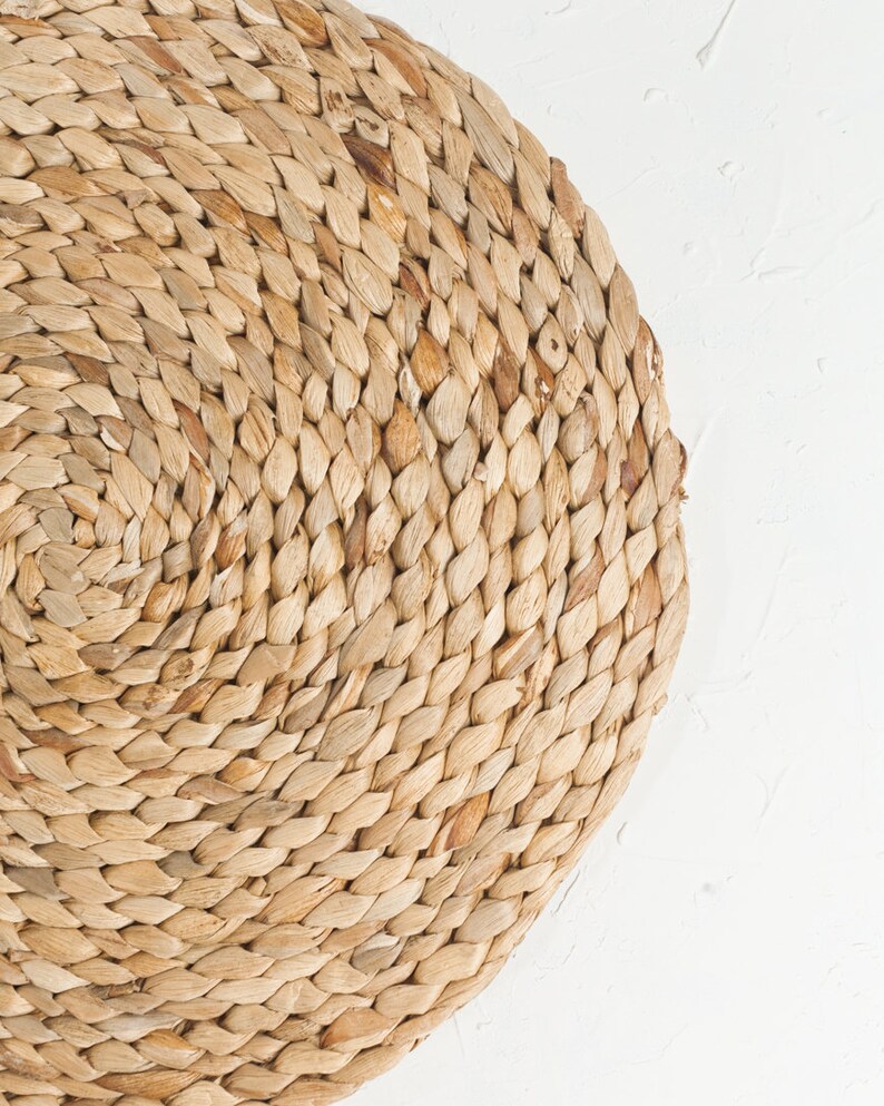 Water Hyacinth Charger Placemat Woven in Vietnam Etsy