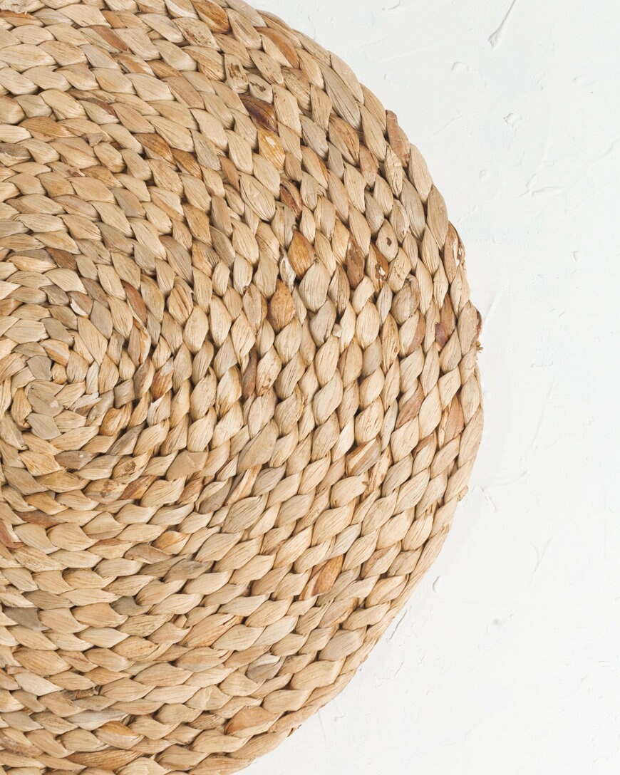 Water Hyacinth Charger Placemat Woven in Vietnam Etsy