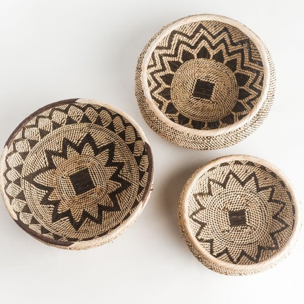 Tonga Basket Set Etsy