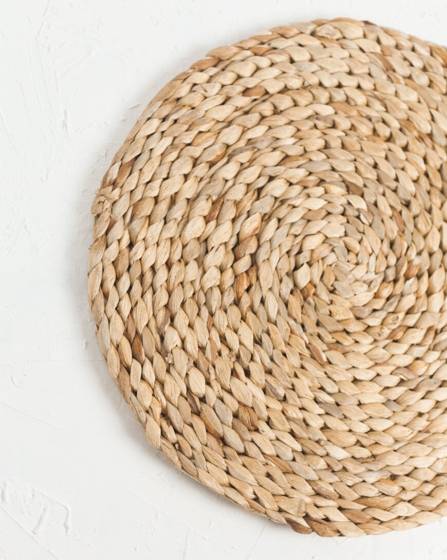 Water Hyacinth Charger Placemat Woven in Vietnam Etsy
