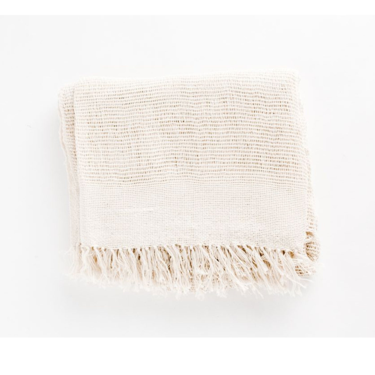 COTTON THROW BLANKET // Open Weave // Handmade in Zambia Etsy