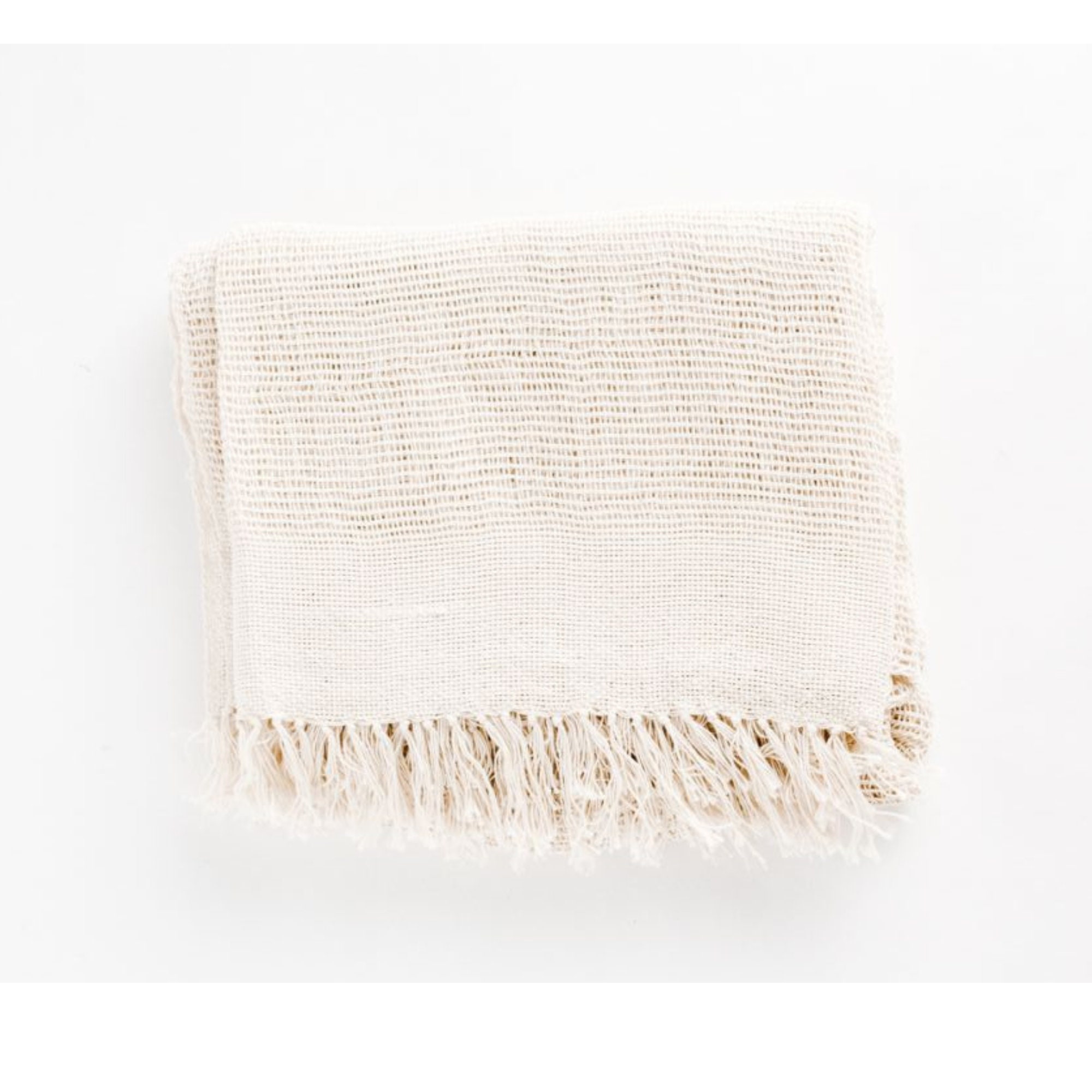 COTTON THROW BLANKET // Open Weave // Handmade in Zambia Etsy