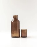 Hammered Glass Carafe | Handblown in India