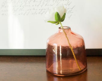 Bella Hammered Bud Vase | Handblown in India