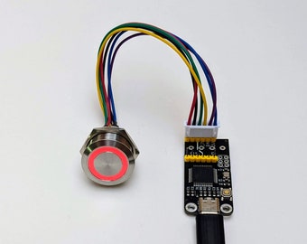 USB RGB LED Button - Custom Photobooth Arcade Game Button