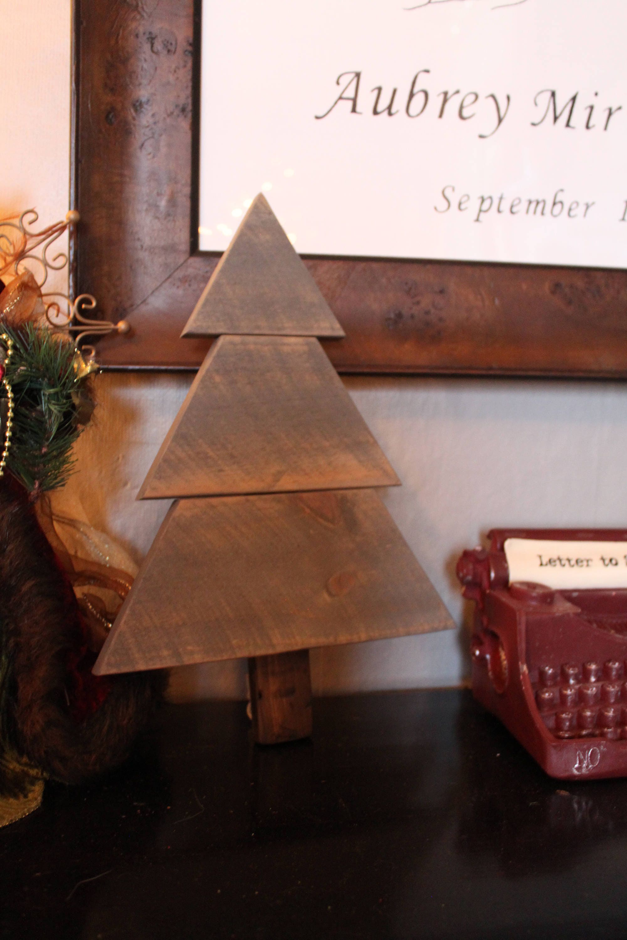 Decoración de la pared del árbol rústico | Etsy