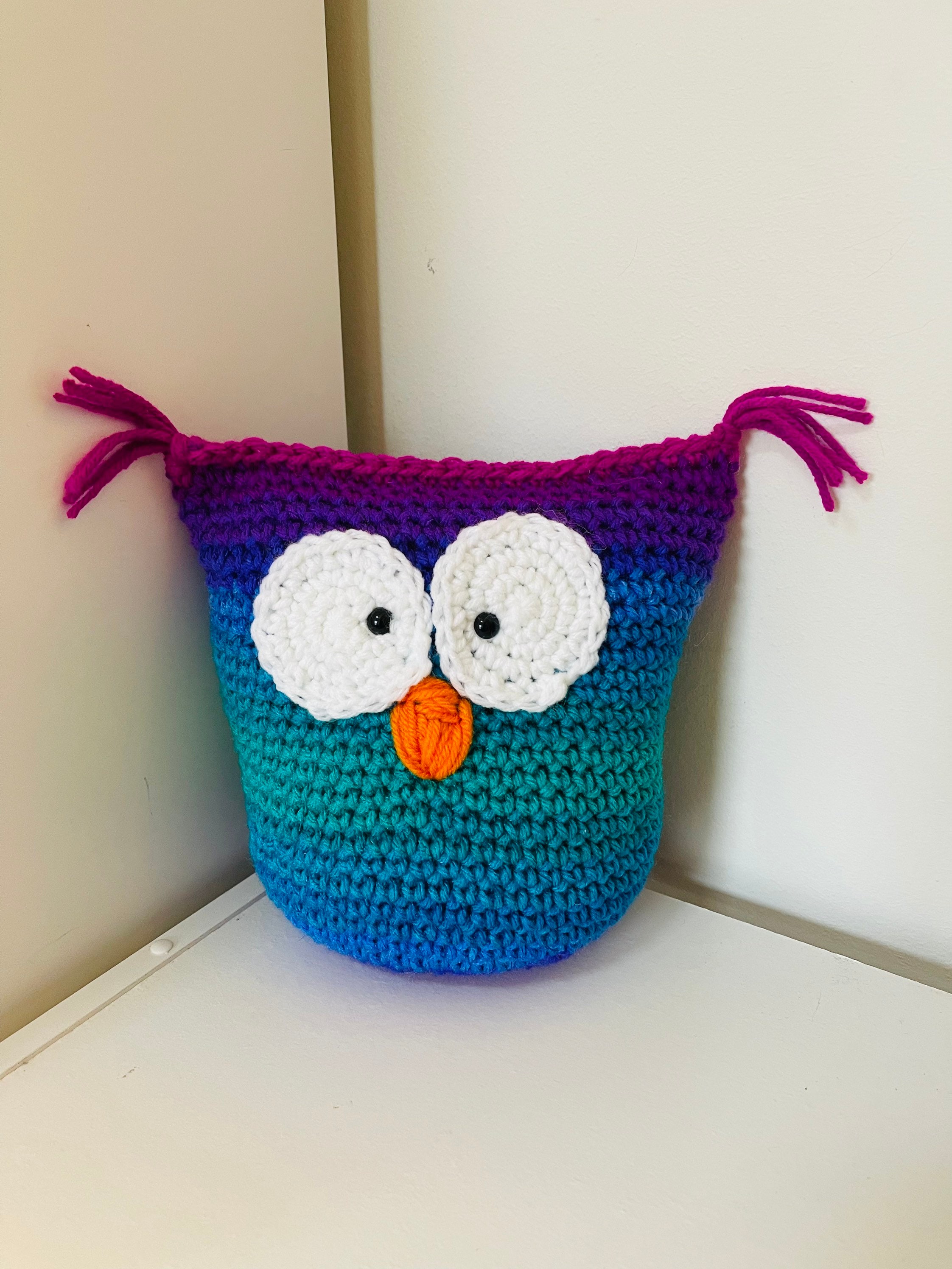 Owl stuffed animal, crochet plushies, owl nursery decor, birthday gift for toddler, baby shower gift