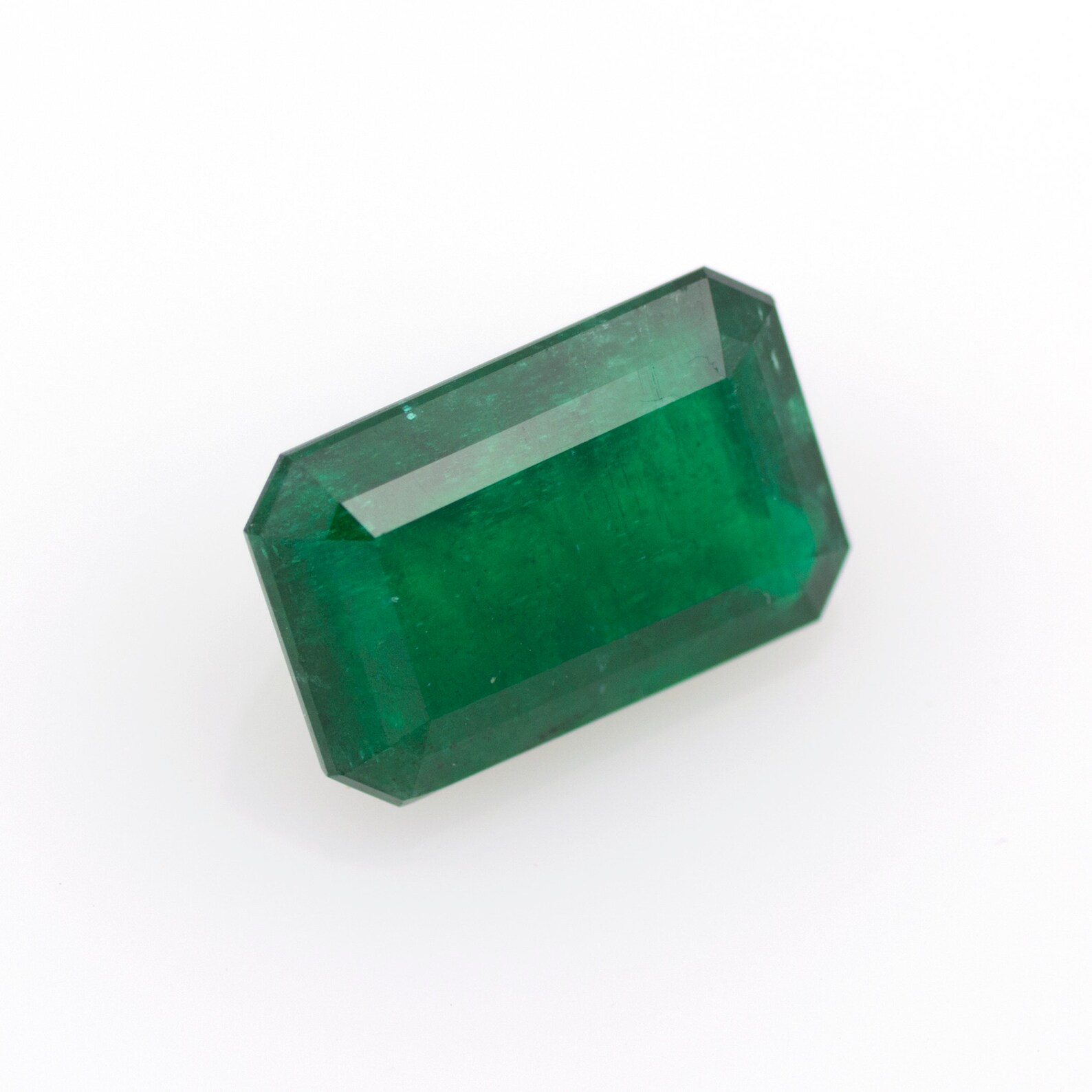 Natural dark bluish green emerald of 6.97 ct. Measurements Etsy