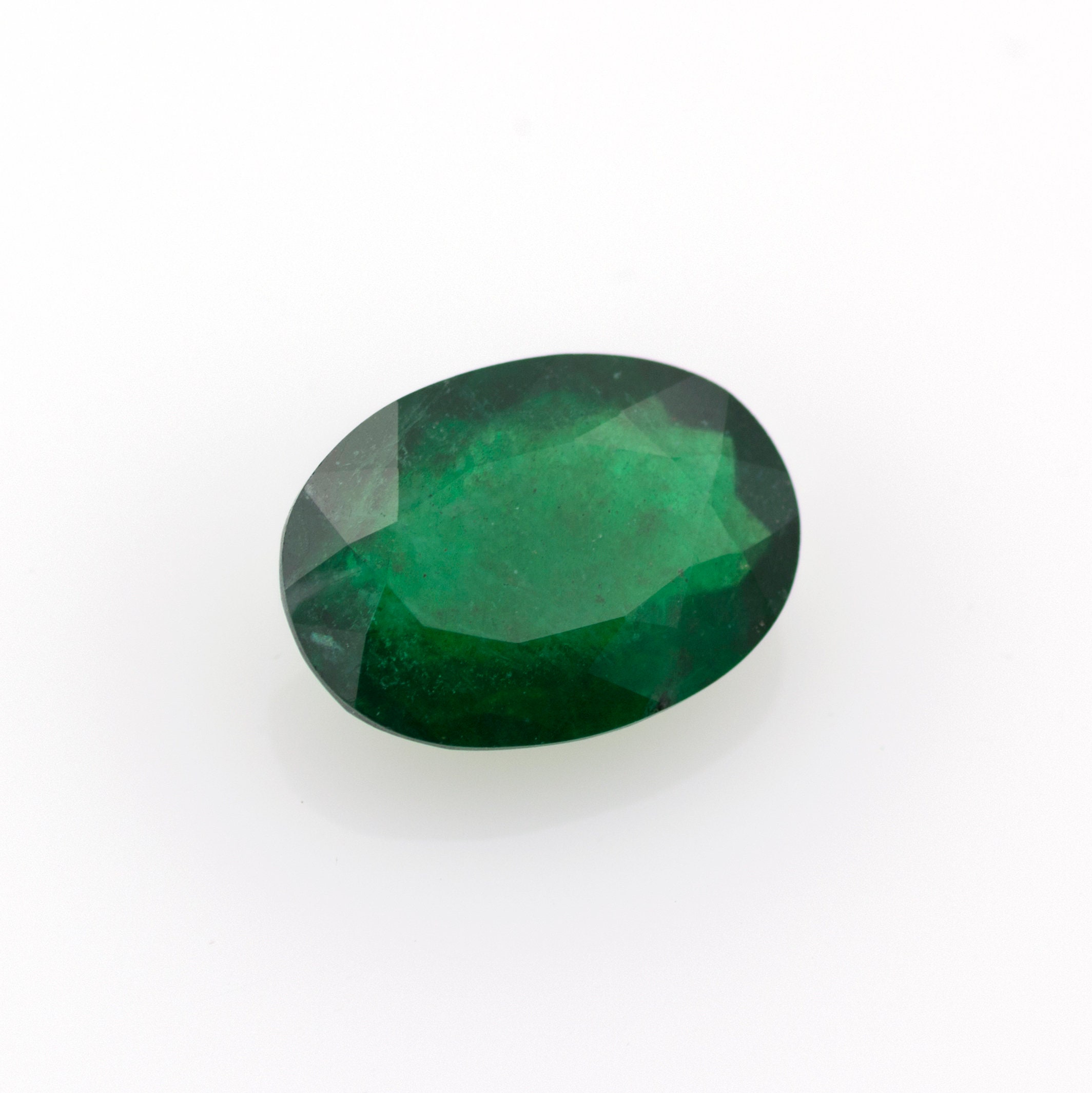 Natural dark bluish green emerald of 3.42 ct. Measurements Etsy