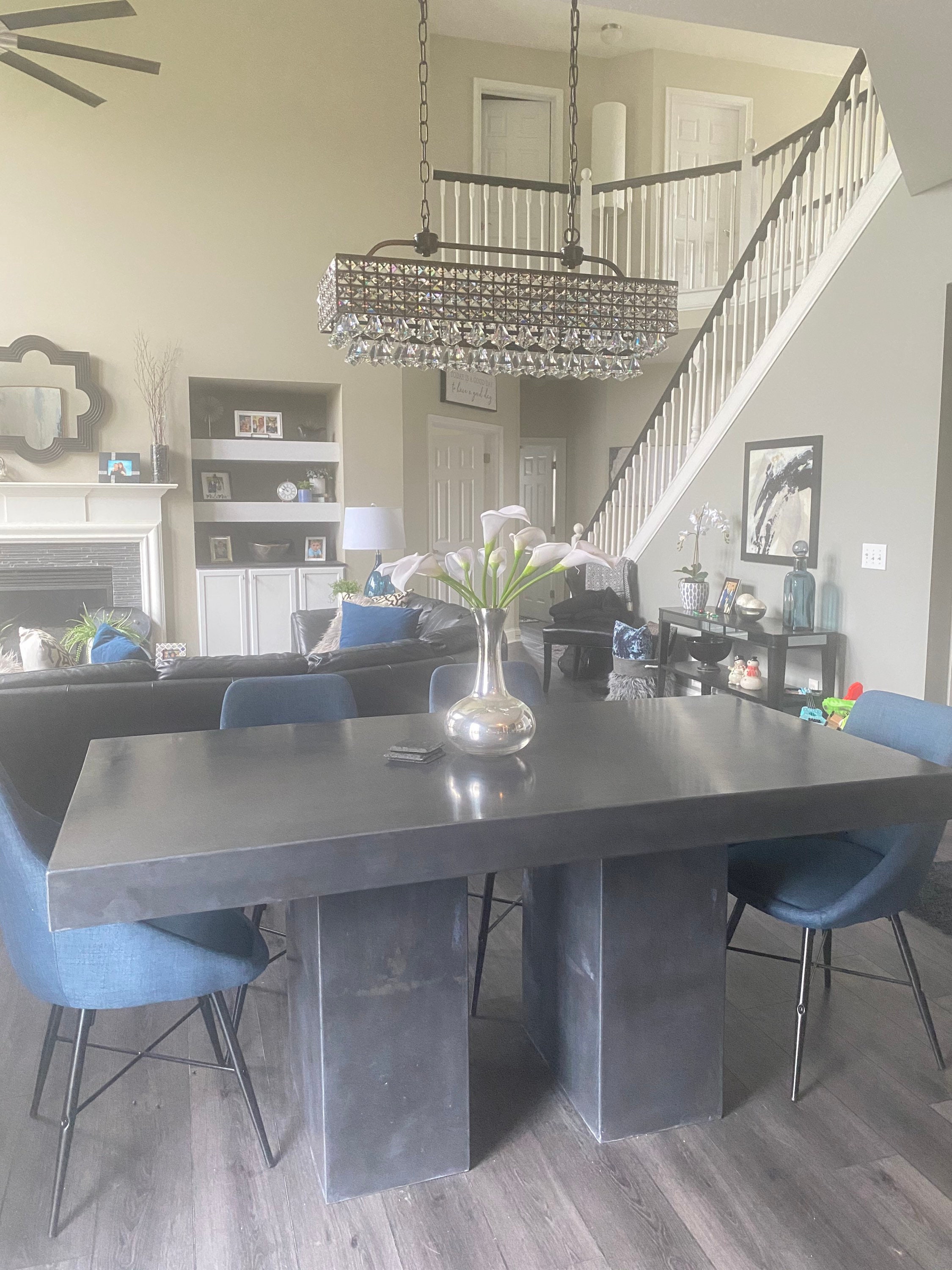 Custom Concrete Furniture Etsy