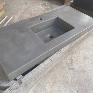 SIZE MED Concrete SINK Vanity