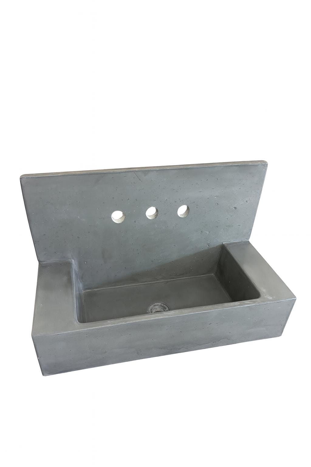 Curated visual reference: Fresh Look at 28 Wall Mount Concrete Sink With Integrated Backsplash 27 Colors