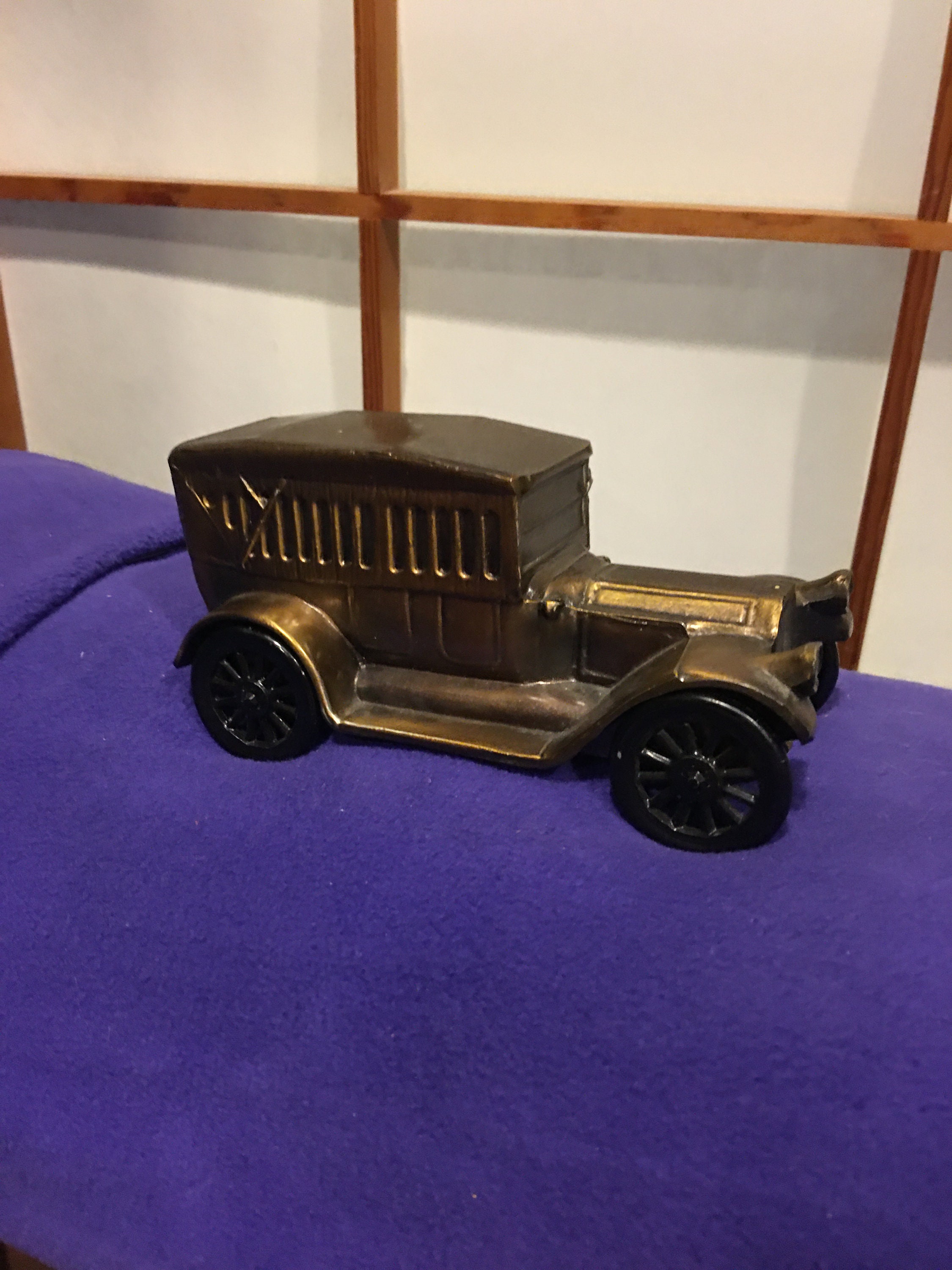 Vintage Die Cast Car Piggy Bank Vintage ca 1960s Very Fine Etsy