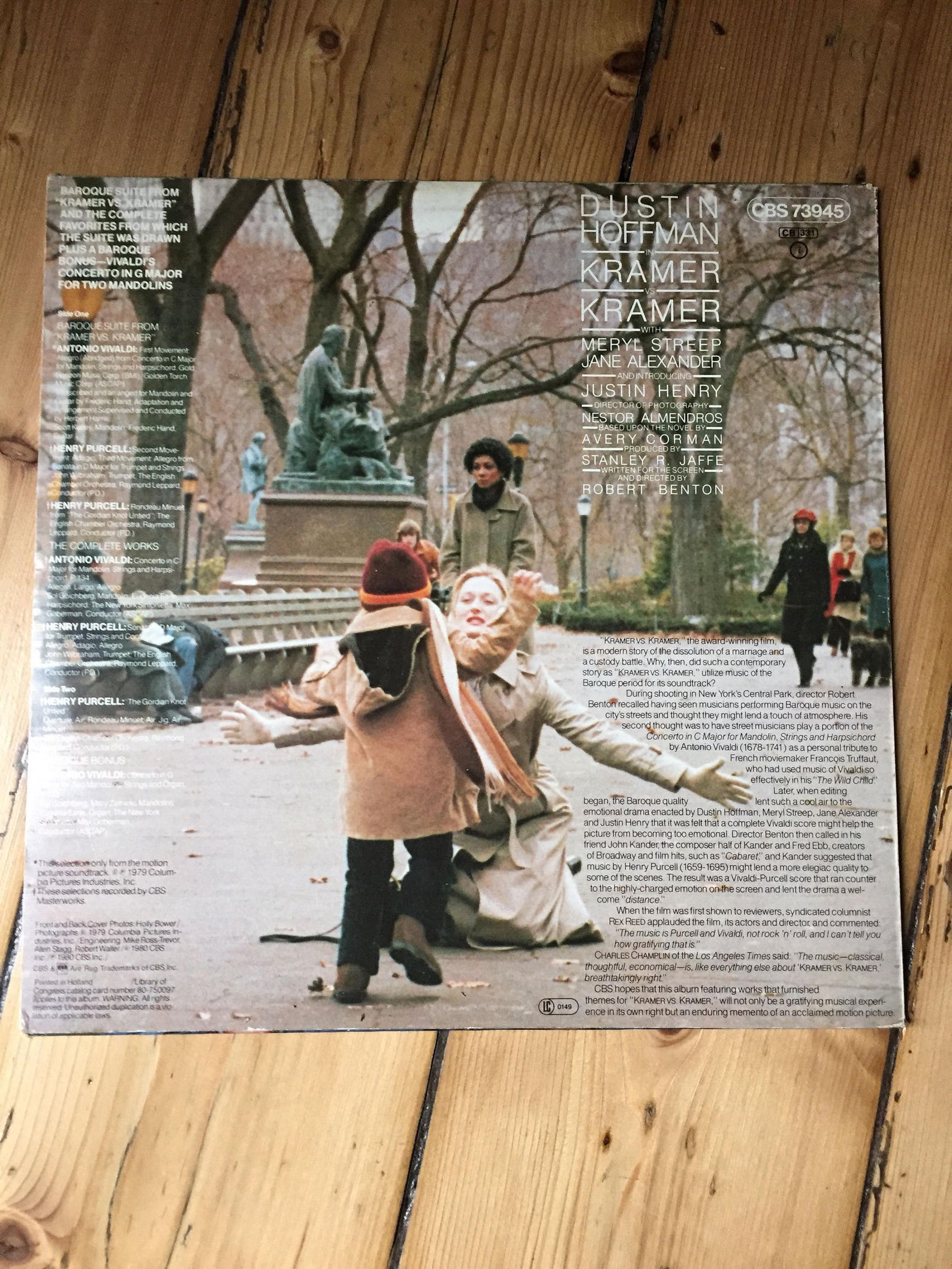 Kramer Vs Kramer Soundtrack Vinyl dustin Hoffman / Meryl - Etsy