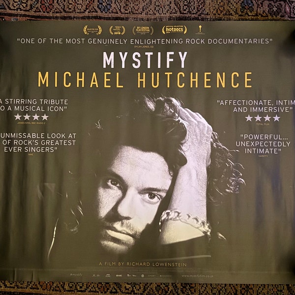Mystify: Michael Hutchence - Quad Movie Poster (INXS)