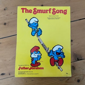 The Smurfs Smurfing Sing Song Original Vinyl Record 1980 ARI-1018 Album LP