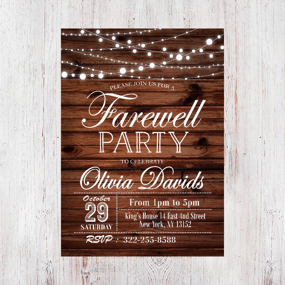 Farewell Reception Invitation 5
