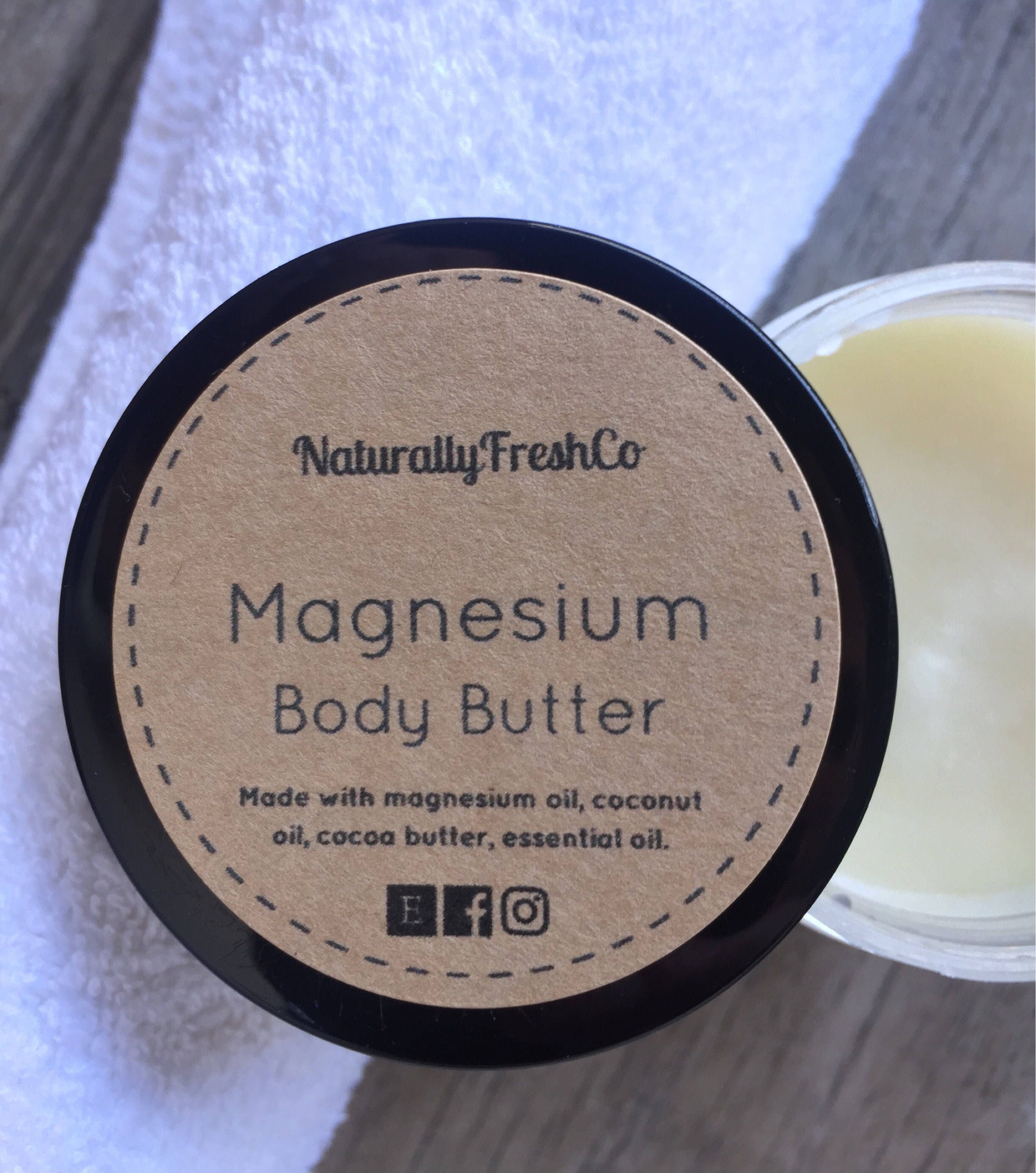 Magnesium Body Butterantiinflammatory pain relief rosacea Etsy