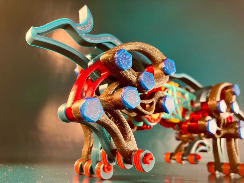 Jango Bull Kinetic Automaton Sapphire Triad - Etsy