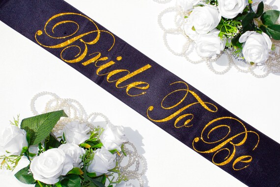 plus size bride to be sash
