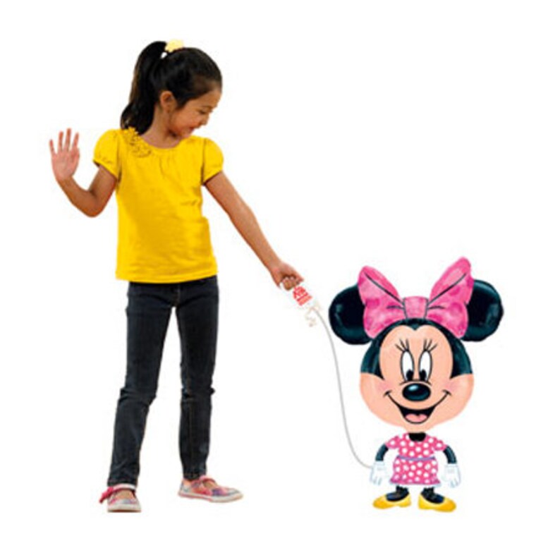 Disney trip balloons Kids birthday balloons Minnie mouse balloons Minnie birthday 30/'/' Disney Minnie Mouse Licensed Airwalker Balloon
