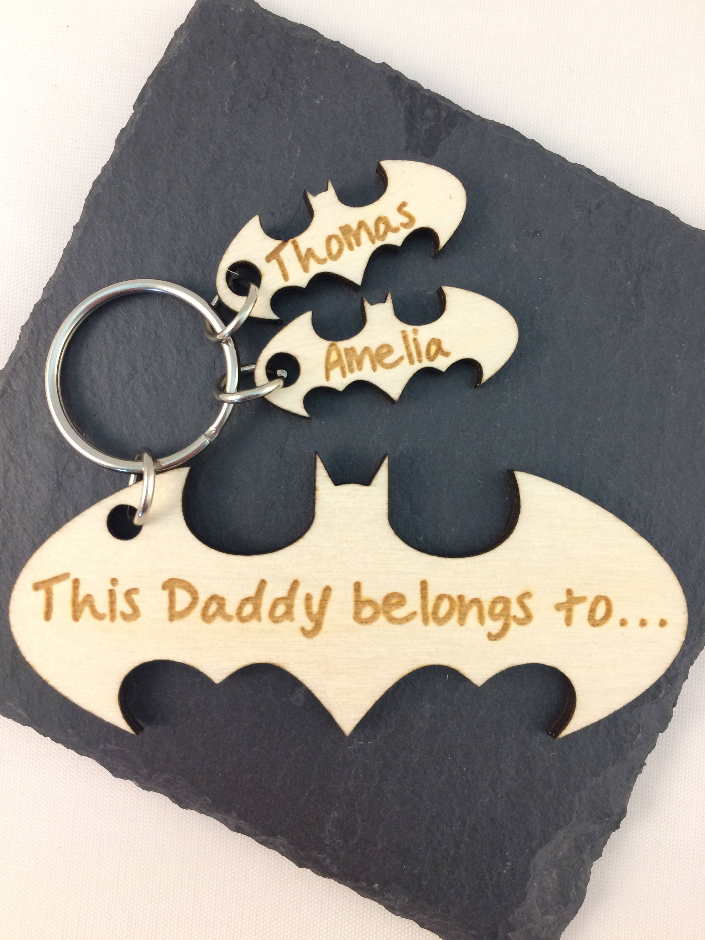 Super Hero Novelty Keyring Batman Captain America Gift Stocking Filler