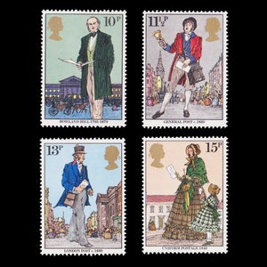 GB 1979 Sir Rowland Hill death centenary set of 4 stamps in fine mint condition.   Collect British stamps.