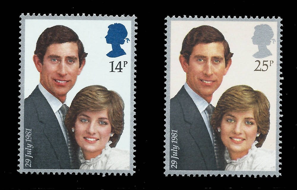 HRH Prince Charles & Lady Diana Royal Wedding 29 July 1981 Postcard 