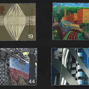 Great Britain 1999 Millennium series: The Workers Tale, set of four mint stamps.  Ideal for collector of British stamps.