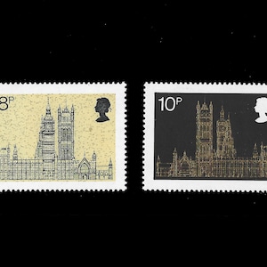 Great Britain 1973 Parliamentary Conference set of 2 mint commemorative stamps. Ideal for collector of modern British stamps.
