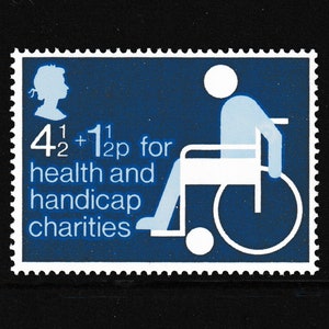 Great Britain 1975 Disabled single issue mint stamp from Royal Mail.  Ideal for collector of British stamps.