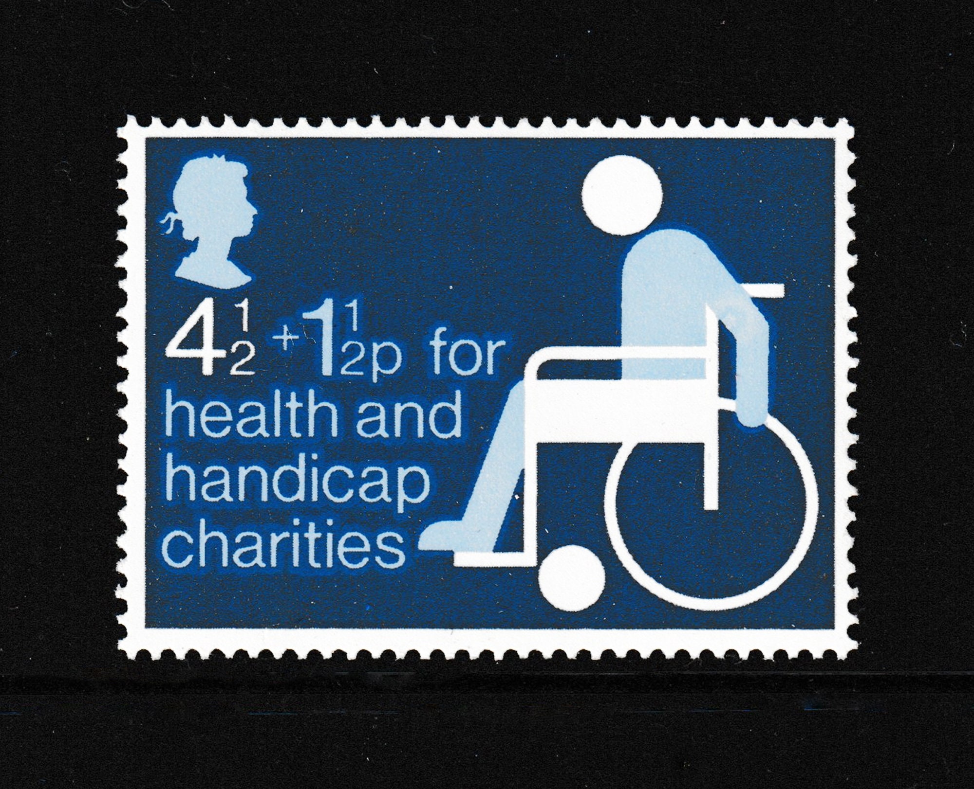 Image of Great Britain 1975 Disabled Single Issue Mint Postage Stamp From Royal Mail. Ideal For Collector Of British Stamps